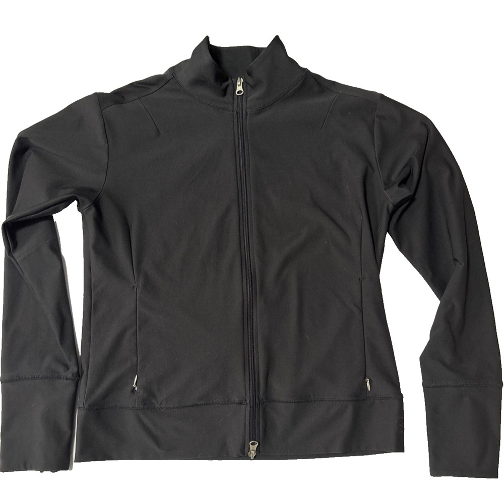 Lucy Black Full-Zip Athletic Jacket